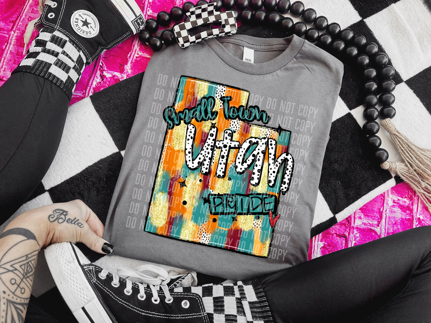 Utah Brushstroke State Pride DTF Transfer