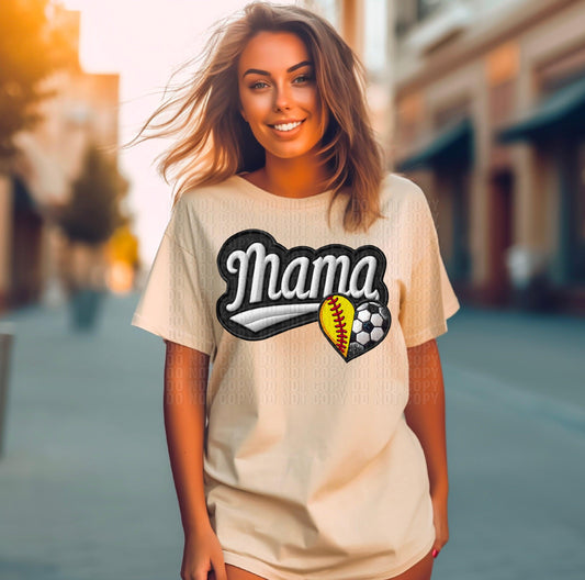 Varsity Mama Softball/Soccer DTF Transfer
