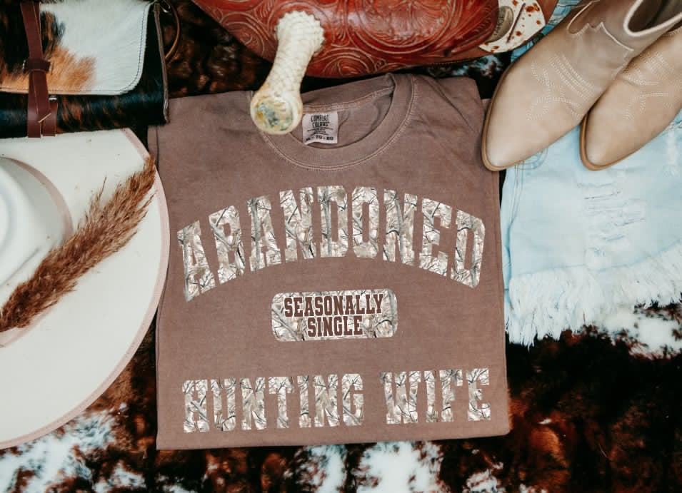 Abandoned Hunting Wife Version 1 DTF Transfer