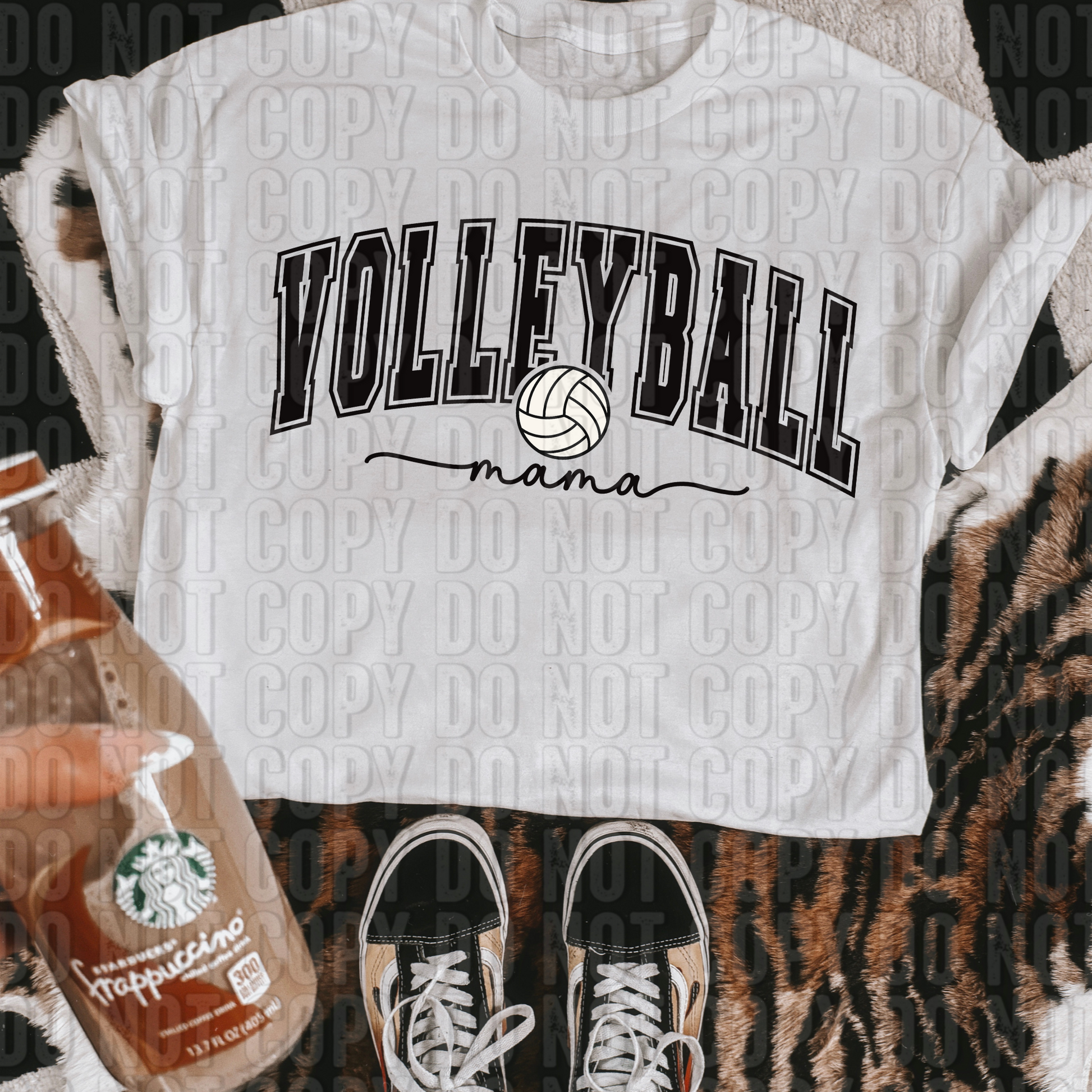 Volleyball Mama Black DTF Transfer
