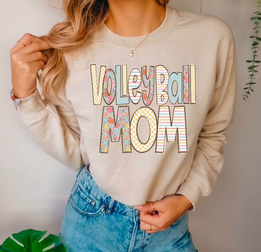 Doodle Loo Volleyball Mom DTF Transfer