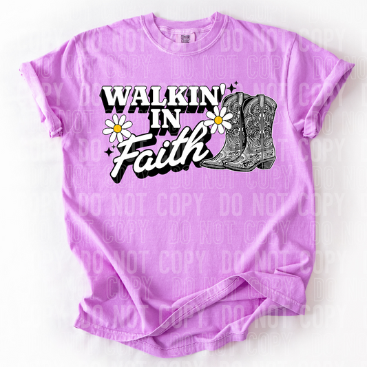 Walkin' In Faith DTF Transfer