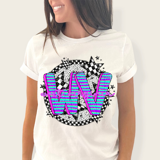 West Virginia Spring State Stripes DTF Transfer