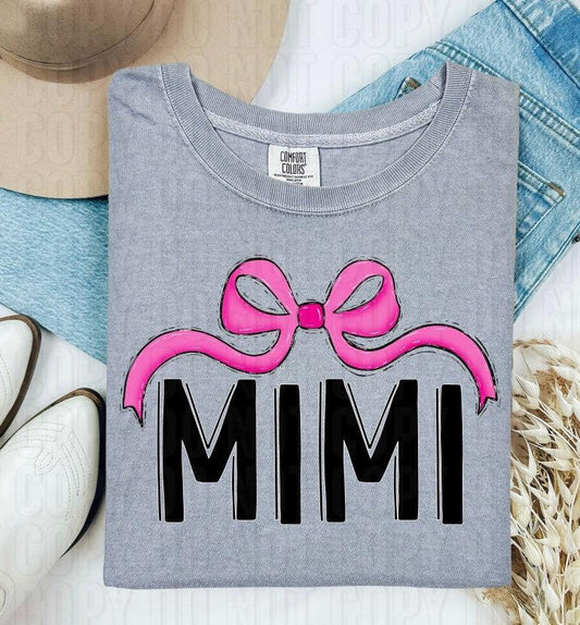 Mimi Coquette Pink DTF Transfer