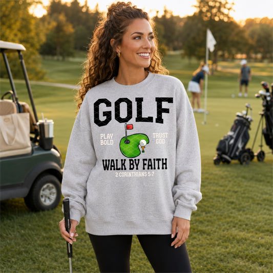 Golf | Walk By Faith DTF Transfer