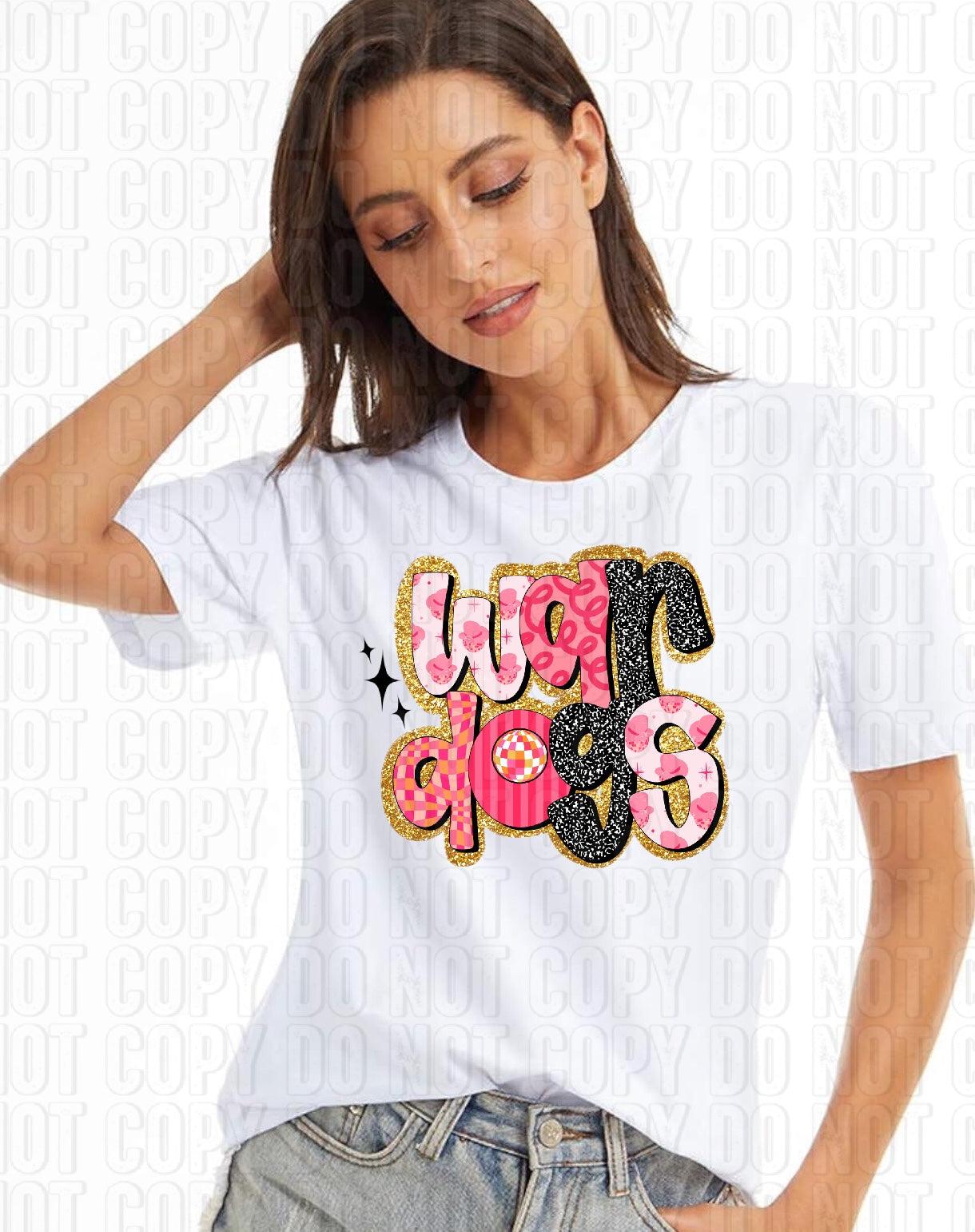 Retro Pink Mascots DTF Transfer