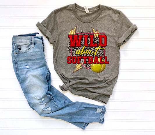 Wild About Softball DTF Transfer