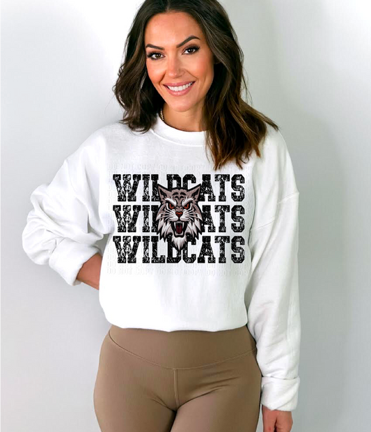 Wildcats Stacked DTF Transfer