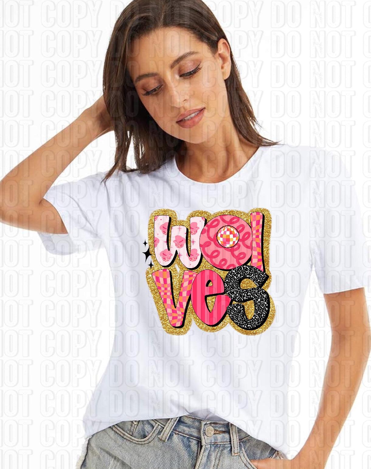 Retro Pink Mascots DTF Transfer