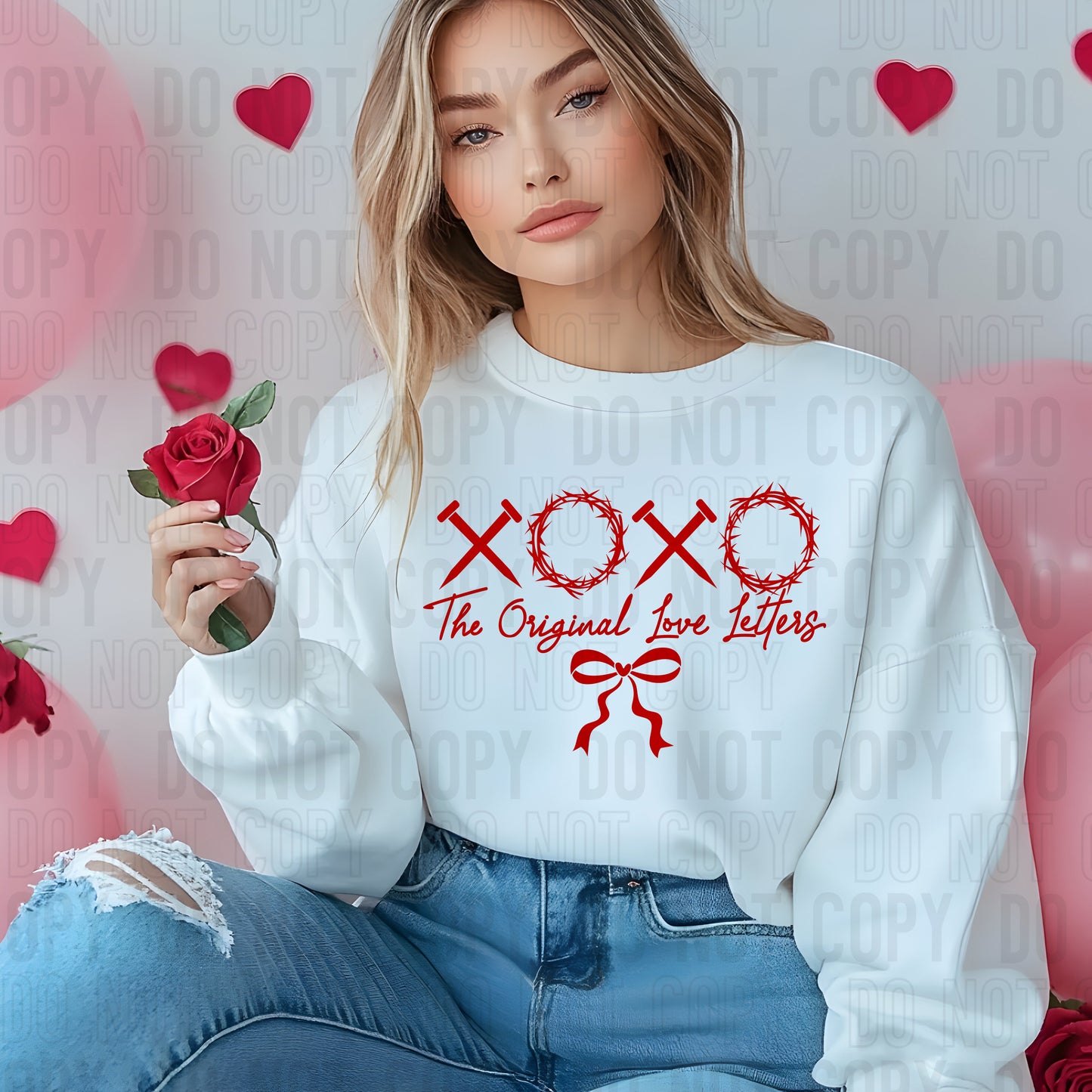 XOXO The Original Love Letters DTF Transfer