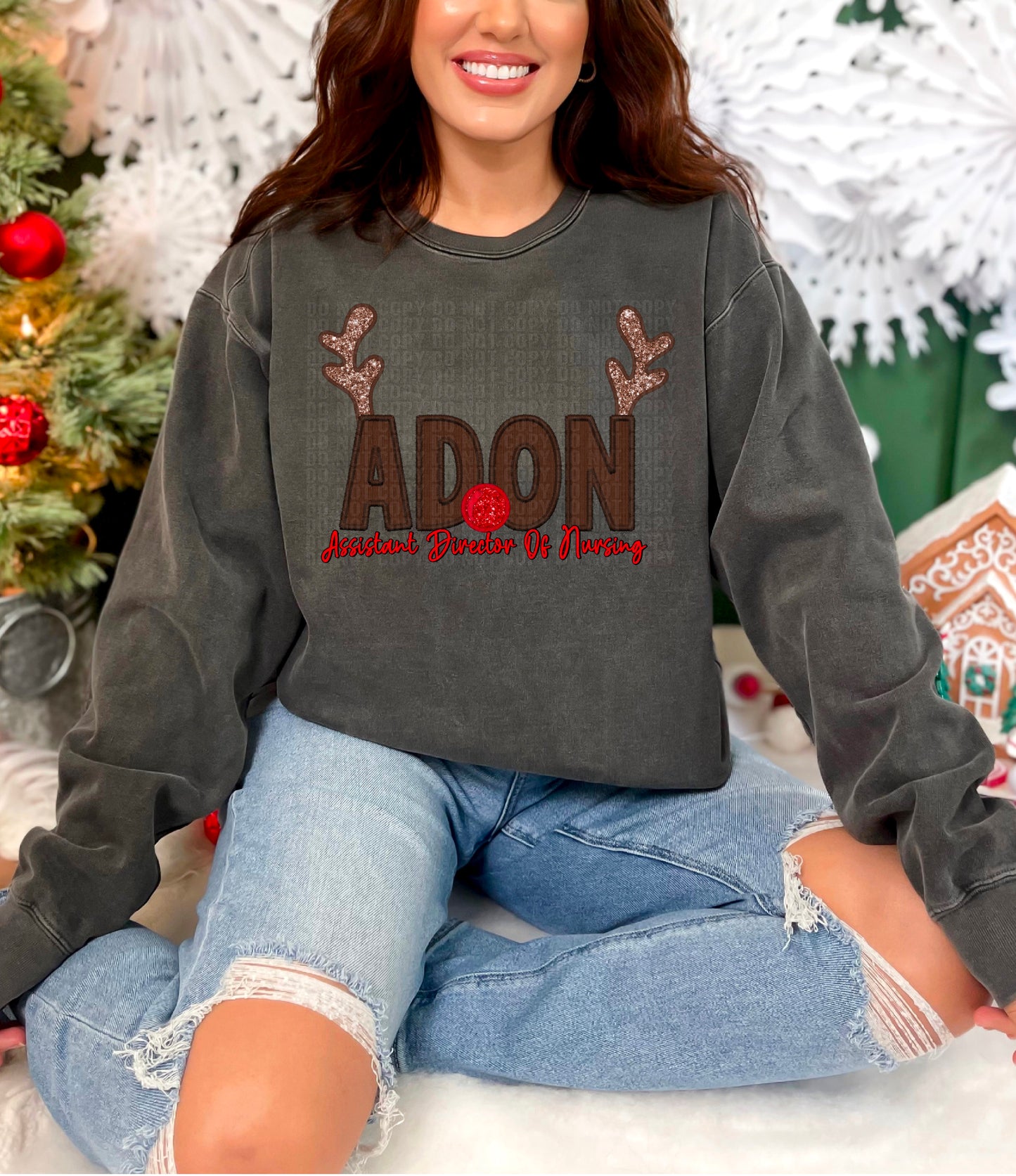 ADON Reindeer Faux DTF Transfer