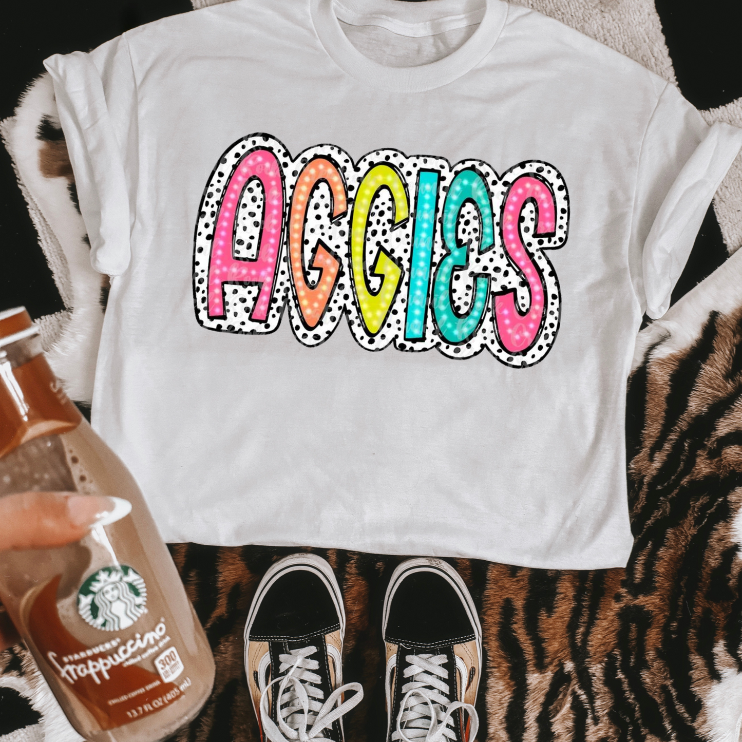 Team Mascot Dalmatian Dots DTF Transfer