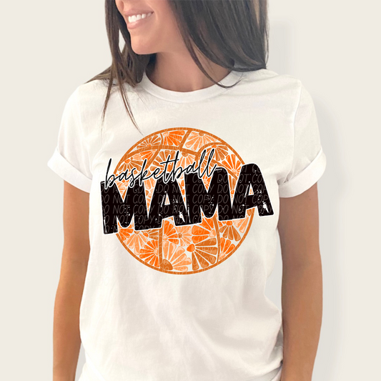 Basketball Mama Floral DTF Transfer