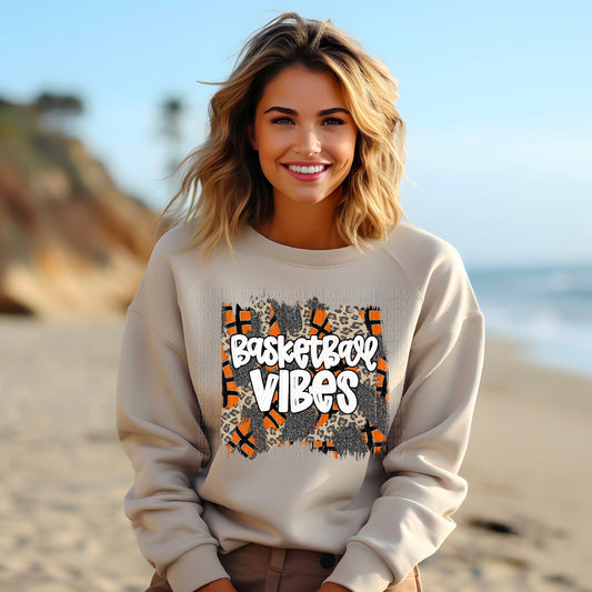 Basketball Vibes Brushstroke DTF Transfer