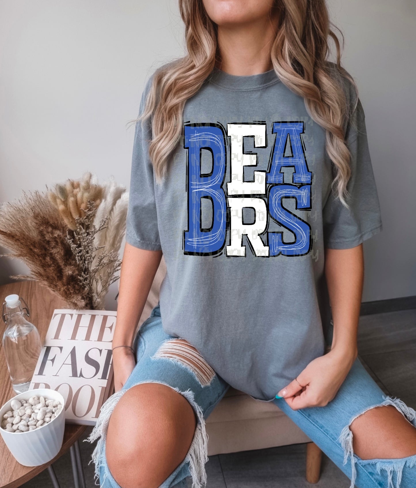 Bears Light Blue/White DTF Transfer