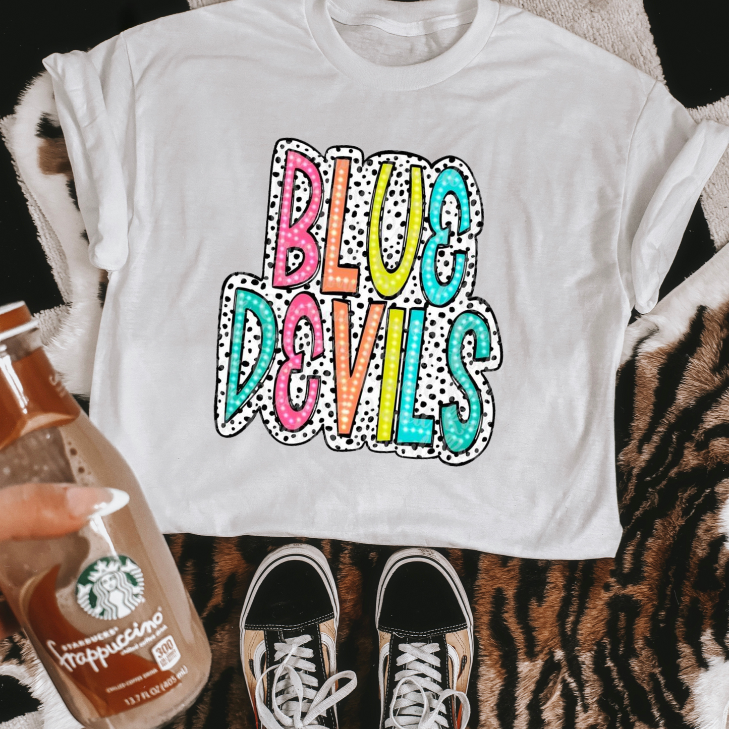 Team Mascot Dalmatian Dots DTF Transfer