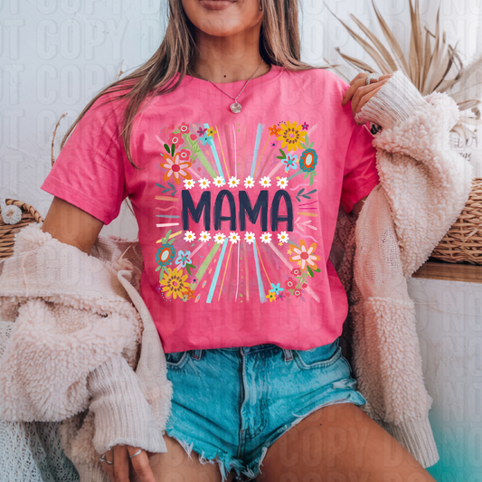 Mama Boho Art DTF Transfer