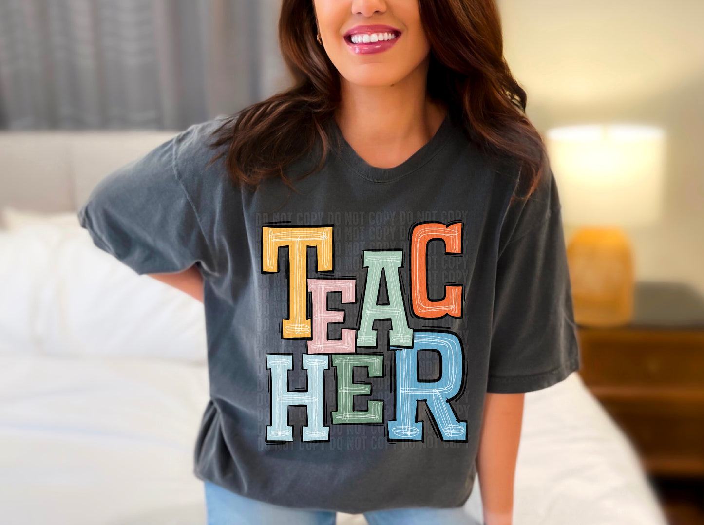 Boho Teacher DTF Transfer