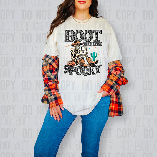 Boot Scootin' Spooky DTF Transfer