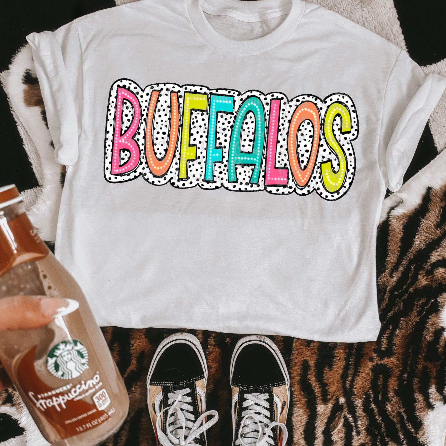 Team Mascot Dalmatian Dots DTF Transfer