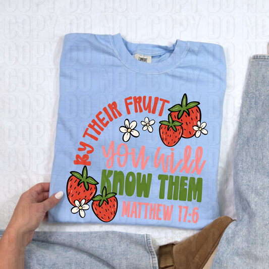 By Their Fruit DTF Transfer