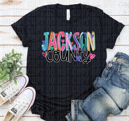 Jackson County Cheery DTF Transfer