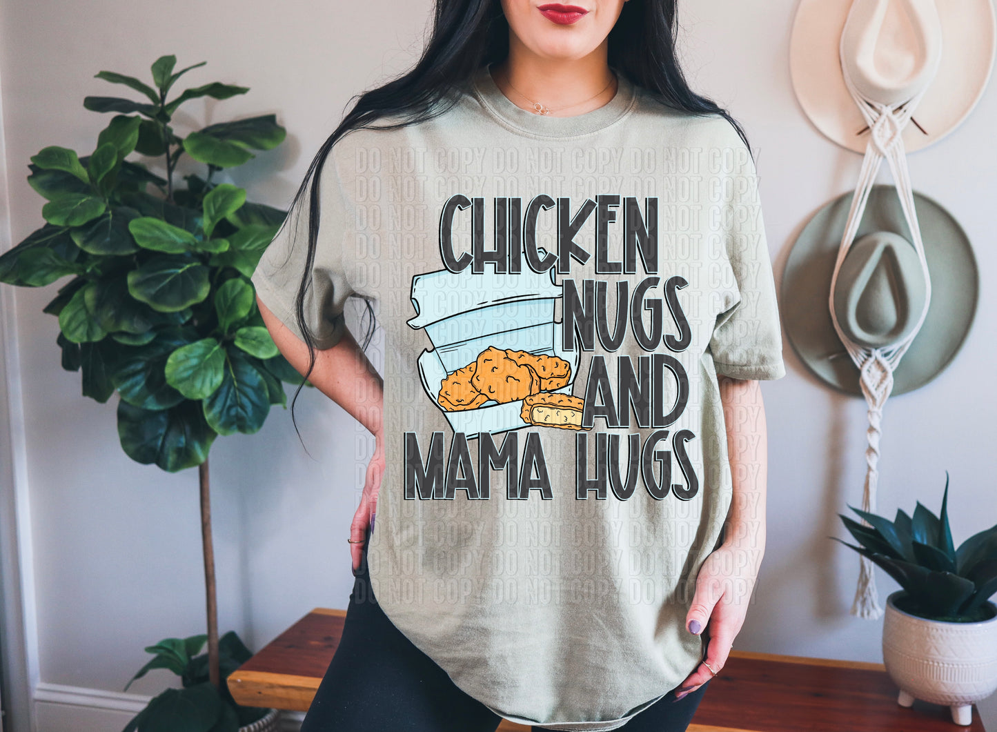 Chicken Nugs And Mama Hugs DTF Transfer