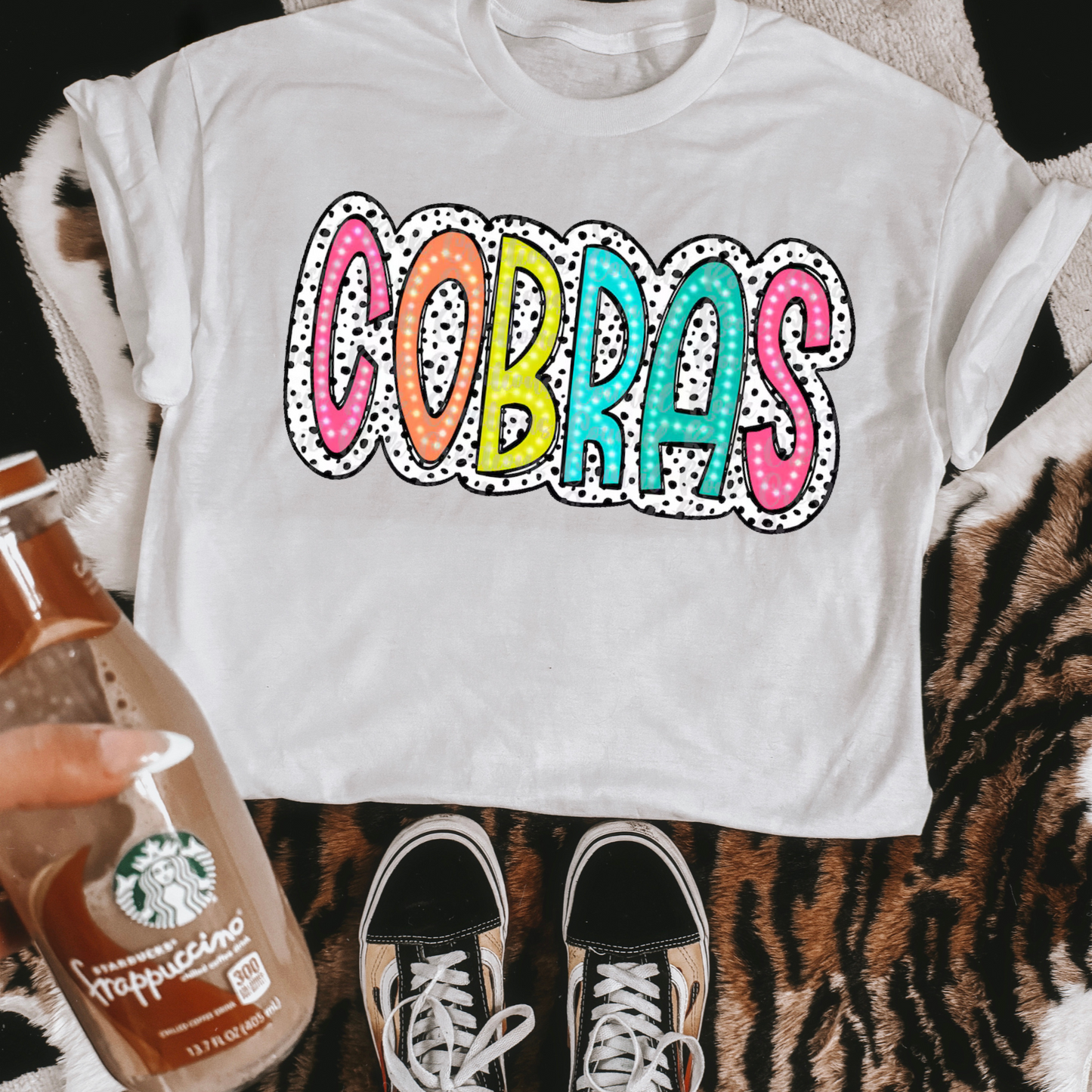 Team Mascot Dalmatian Dots DTF Transfer