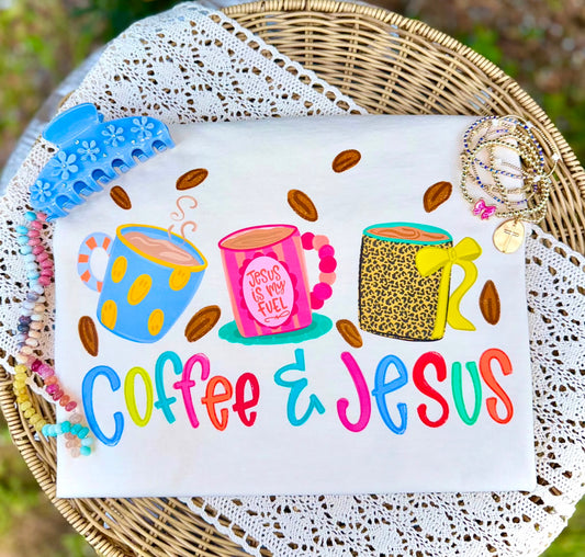 Coffee & Jesus DTF Transfer