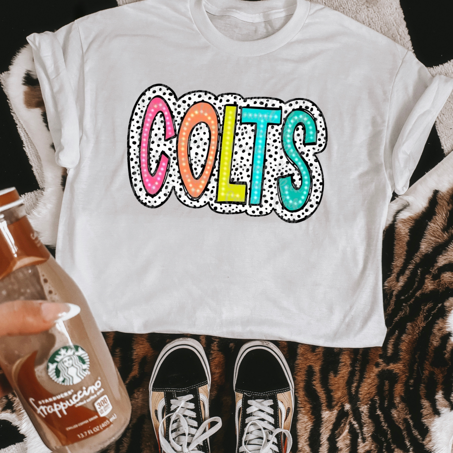 Team Mascot Dalmatian Dots DTF Transfer