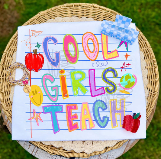 Cool Girls Teach DTF Transfer