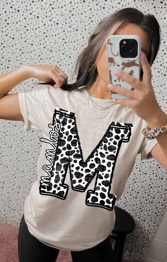 Mambos Dalmatian Dots Mascot DTF Transfer
