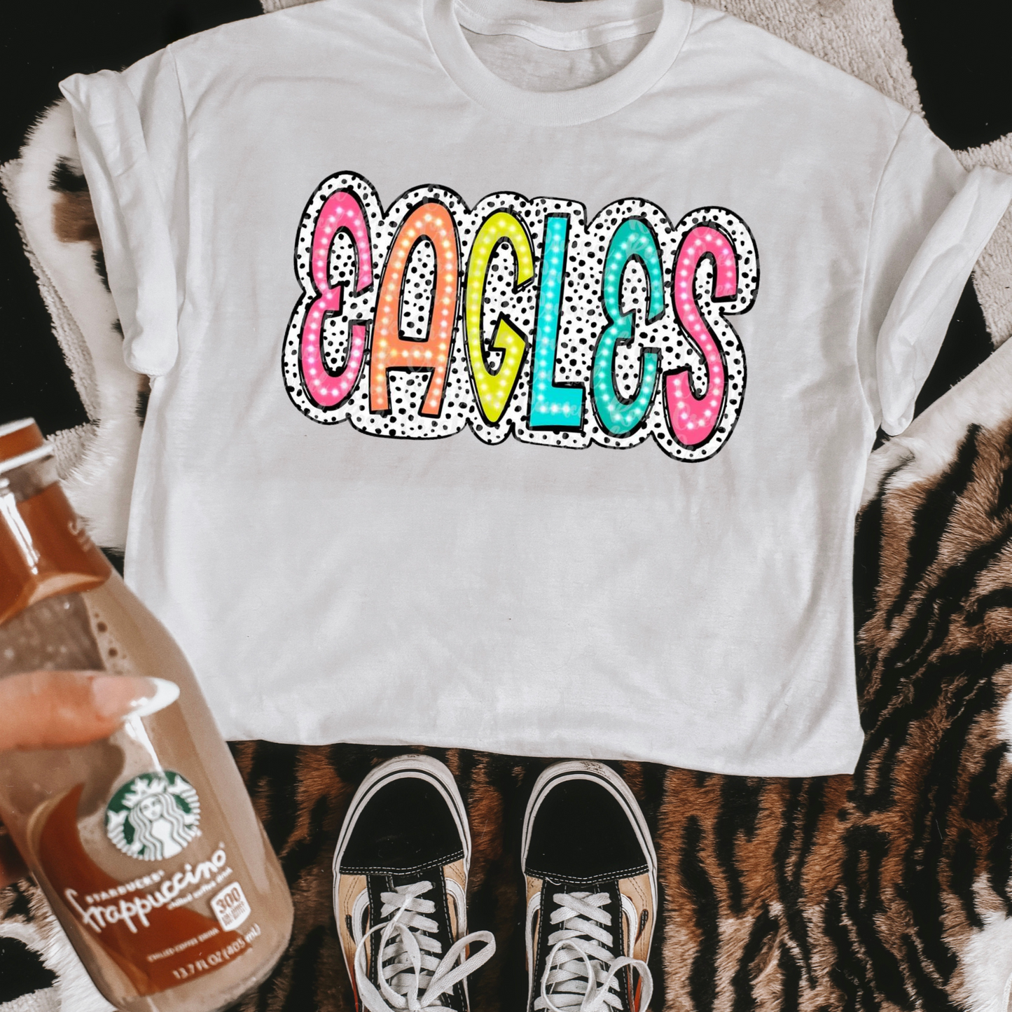 Team Mascot Dalmatian Dots DTF Transfer