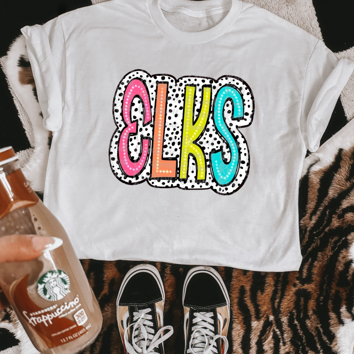 Team Mascot Dalmatian Dots DTF Transfer