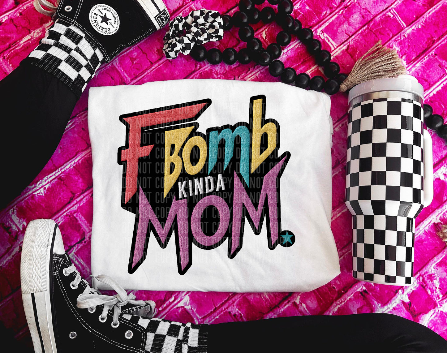 F Bomb Kinda Mom DTF Transfer