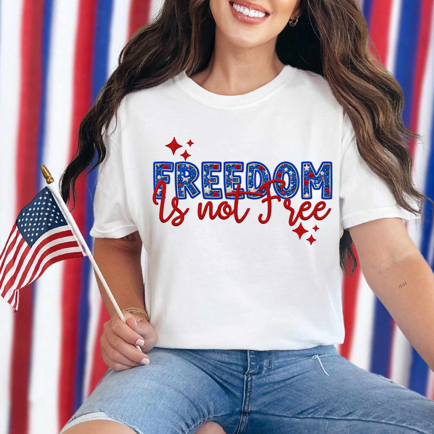 Freedom Is Not Free DTF Transfer