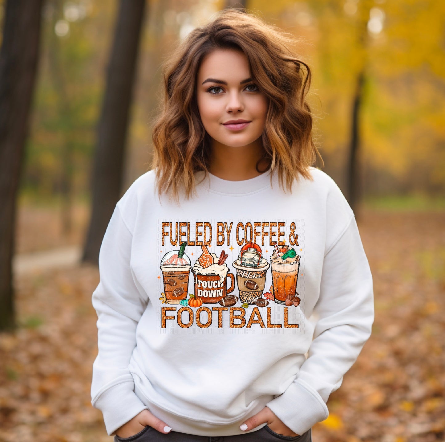 Fueled By Coffee And Football DTF Transfer