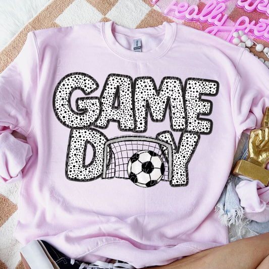 Game Day Soccer Net Dots DTF Transfer