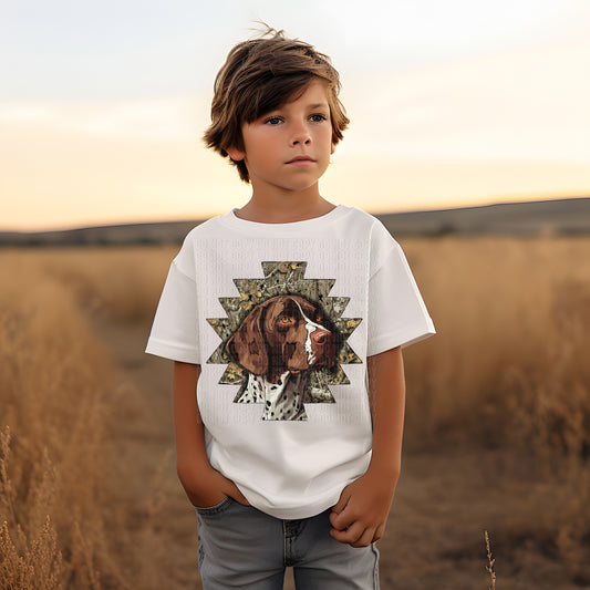 Short-Hair German Pointer Camo DTF Transfer
