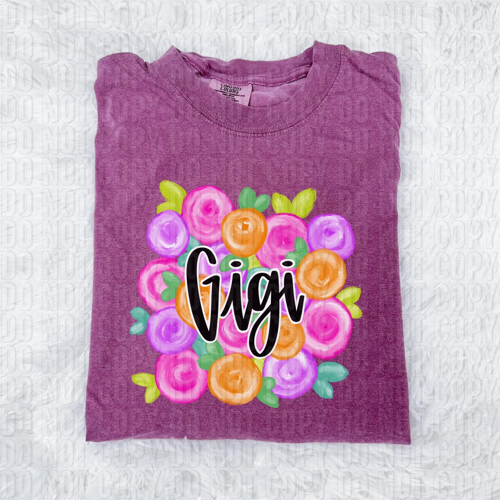 Gigi Floral DTF Transfer