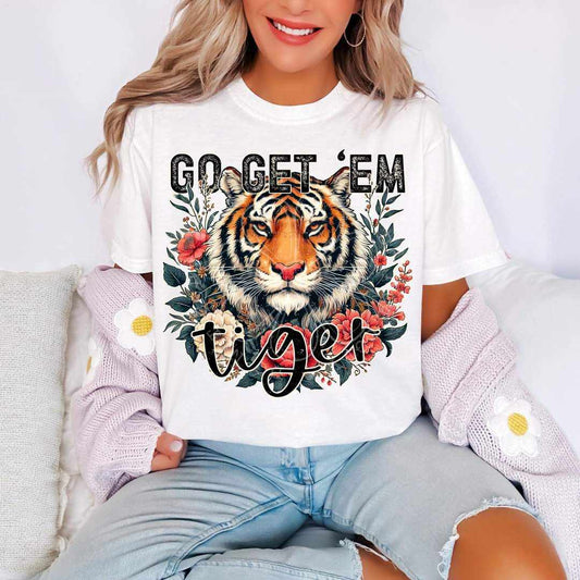 Go Get Em' Tiger DTF Transfer