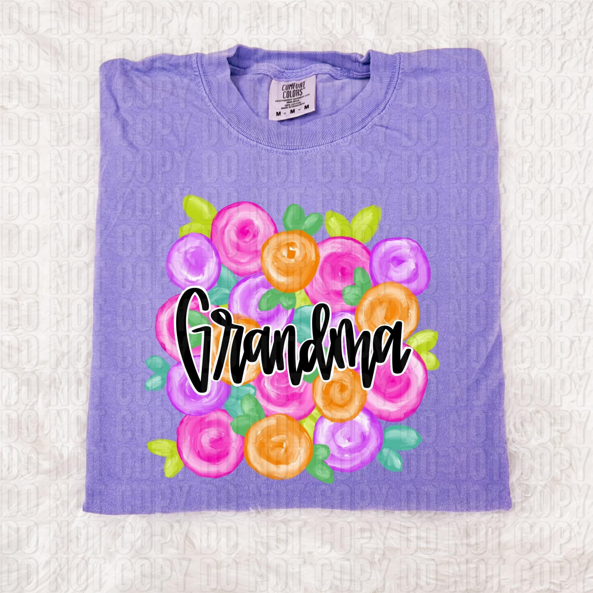 Grandma Floral DTF Transfer