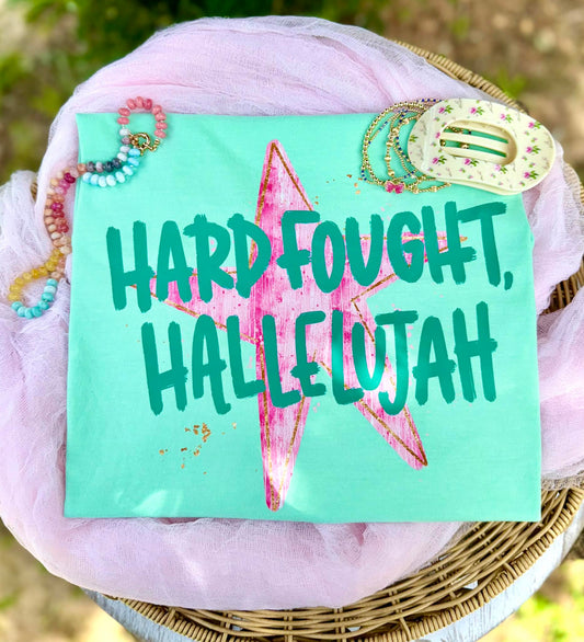 Hard Fought Hallelujah Star DTF Transfer