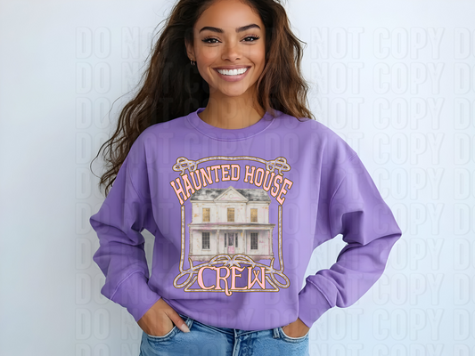 Haunted House Crew DTF Transfer