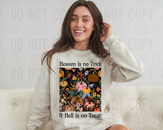 Heaven Is No Trick DTF Transfer