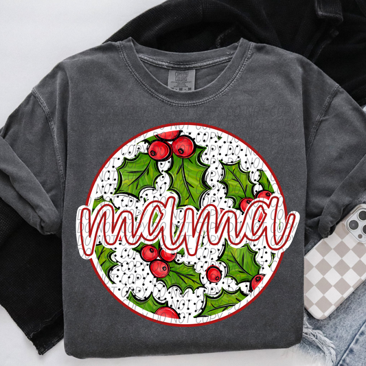 Holly December Mama DTF Transfer