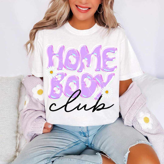 Homebody Club DTF Transfer