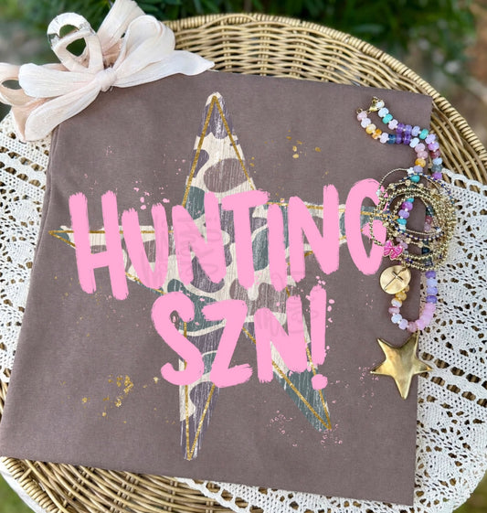 Hunting Szn Camo Star DTF Transfer