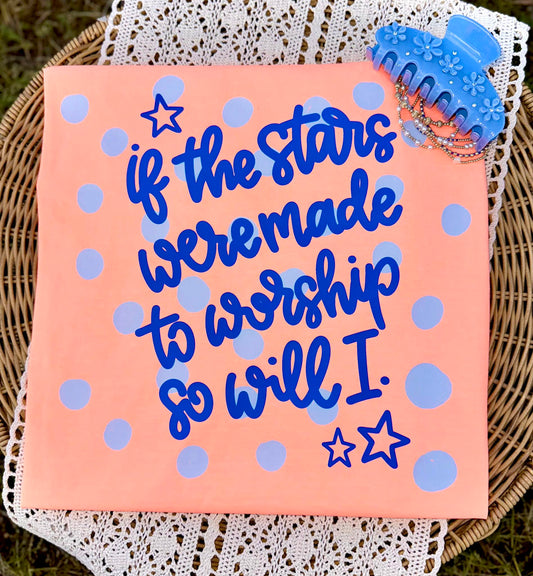 If The Stars Were Made To Worship Polka Dots DTF Transfer