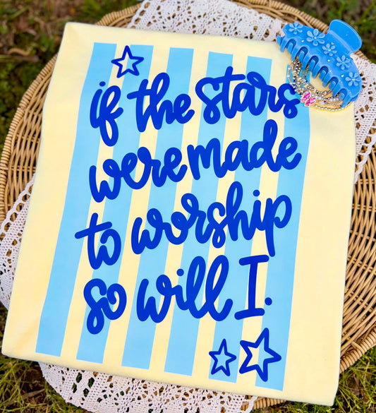 If The Stars Were Made To Worship Stripes DTF Transfer
